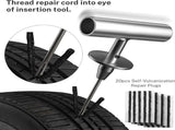 30 Pcs Tire Repair Kit, Flat Tire Repair Tool Kit for Car Motorcycle Truck Tractor, Portable V1237-ZY-917-113