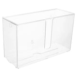 Clear Wall Mount Paper Towel Dispenser with Convenient Design for Home Use V1369-AZ3-W-22559