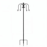 Toque Bird Feeder Station Hanging Stand Feeder 8 Hooks 4 Feeders Outdoor 224cm KT1060-BK-PLUS-AU