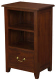 Tasmania 1 Drawer Solid Mahogany Timber Lamp Table V199-LT001PNM