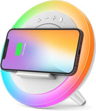 Color-Changing Bluetooth Speaker with Wireless Charging Pad V1102-DSZ-001-02578