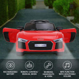 Kahuna R8 Spyder Audi Licensed Kids Electric Ride On Car Remote Control Red CAR-SPD-RD