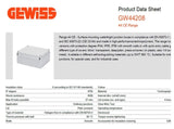 Gewiss GW44208 V1202-V1-GEWGW44208