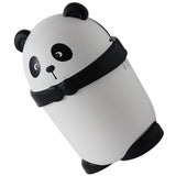 Bathroom Trash Can with Lid Plastic PP Material Multi Color Stylish Design V1366-AZ2-W-26095