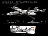 Christmas gift US Osprey Tiltrotor Aircraft Building Blocks Set, 460 Pieces Military Transport Model V1107-BUILDING BLOCK TOYOSPREY