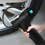 Portable 120W Cordless Tire Inflator with Digital Pressure Gauge - 2000mAh Battery, Compatible with V1189-LC-QP-00262