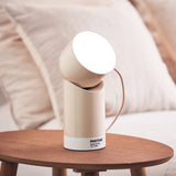 Lexon Orbe Portable Led Lamp With Moving Head PANTONE - Sand V398-LD-LH88PT-S