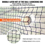 Baseball Batting, Softball and Baseball Batting Net and Frame, 22x12x8ft Practice Portable V952-BYBLXWKWBLXW771VRV0