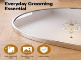 Embellir Arch Wall Mirror, Decorative Silver Mirrors, 86x81cm Bathroom Vanity Mirror, Slim MM-E-WALL-OVAL-SR-8186