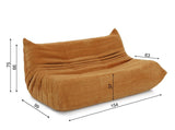 Flutto 2 Seater LOUNGE CHAIR V1158-ZE579-MYJJL12-5-YE
