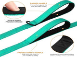 Martingale Dog Collar, 6FT Double Handle Leash for Training, Teal V1259-DP01-A-4635