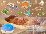 Rotating Star Projection Night Light 21 Films Bedroom Plug In Decorative Atmosphere Lamp V1263-JX-7727