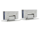 2Pcs Glass Door Hinge Heavy Duty Glass Door 90 Degree Hinges Durable Stainless Steel Bathroom Gate V1294-YM0703-3114230035711