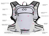Black Lightweight Outdoor Hiking Backpack Nylon Daypack for Cycling Camping and Mountaineering V888-ELOSUNG38495