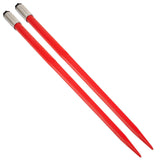 Pair Hay Spear 49" Bale Spear 3000 lbs Capacity, Bale Spike Quick Attach Square Hay Bale Spears 1 V952-CM45X1250-30002PCV0