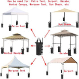 4 Pack Heavy Duty Weight Bags Double Stitched Leg Weights for Pop up Awning Tent Weighted Feet V1237-ZY-528-054