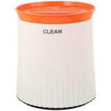 Kitchen Cutter Holder with Chopstick Draining Box Orange Multi Purpose Rotating Stand V1369-AZ3-W-18219