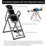 NNEOBA Heavy Duty Deluxe Inversion Table Gym Machine with Gravity Boots V728-1005006234067059