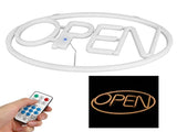 LED Neon Open Sign Display Window Hanging Light with Remote Control for Christmas Decoration V1294-YM0901-3119200129611
