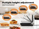 Devanti Cordless Wet Dry Vacuum Mop plus Sandwich Maker Panini Press VAC-1809-SM-1SET-BK