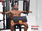 PROFLEX Home Gym Exercise Machine Fitness Equipment Weight Bench Press Set 148lbs V219-FTNMFGPRFA953