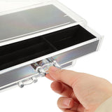Black Acrylic Multi Layer Jewelry Storage Box for Home with Lint Material and Elegant Design V1366-AZ2-W-13857