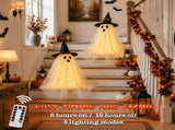 2pcs Halloween Decorations Indoor,Ghost Decor with String Lights Remote Control,Halloween Party V1107-129-29811