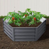 Green Fingers 2x Garden Bed 130x130x46cm Planter Box Raised Container Galvanised GARDEN-ALUMGR-13-FC2