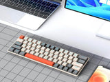 Portable Mechanical Gaming Keyboard, Compact 68 Keys Mini Wired Office Keyboard Office Keyboard for V1192-AZ-W-10194
