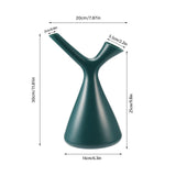 1.5L Creative V Shaped Watering Cans Home Gardening Watering Sprinkler Spray Cans V1294-YM0523-220111XY02-2