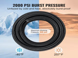 6AN Fuel Line Kit, 6.1 m Fuel Hose Kit, 0.86 cm Nylon Stainless Steel Braided Fuel Line V952-QCYYRYRGNLBZSYIKSV0