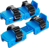 Adjustable Kids' Skates - Double Blade for Stability - With Straps & Shoe Size 16-21 - Blue V1188-ZXY-131-173