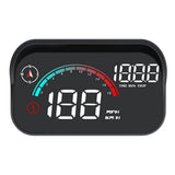 M22 Car Electronic Dog HUD Head-Up Display OBD Speedometer Compass Universal V1370-AZ4-13585