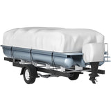 Pontoon Boat Cover, Fit for 25'-28' Boat, Heavy Duty 600D Marine Grade Oxford Fabric, UV Resistant V952-FQCZYCYCB2528M0J5V0