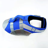 Dog Life Jacket Pet Swim Vest with Rescue Handle Reflective Strips Adjustable Quick Release Buckle V1341-ZY-KAUSYTNE-XL-BLUE