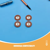 Brown Saxophone Maintenance Pads with PU Felt and Metal for Airtight Sealing and Sax Repair V1370-AZ4-17291