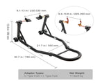 Motorcycle Bike Stand Rear 850 LBS Forklift Spoolift Paddock Swingarm Lift V952-YBSJZJHLXCXCHIPK8V0