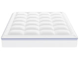 Mattress Topper, Queen Size, 25.4 mm Thickness, Fiber Fill Pad with Detachable & Washable, V952-XWTCD6080INCC3PJWV0