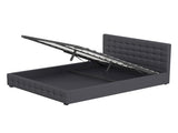Milano Decor Eden Gas Lift Bed - Dark Grey - King Single ABM-10001885