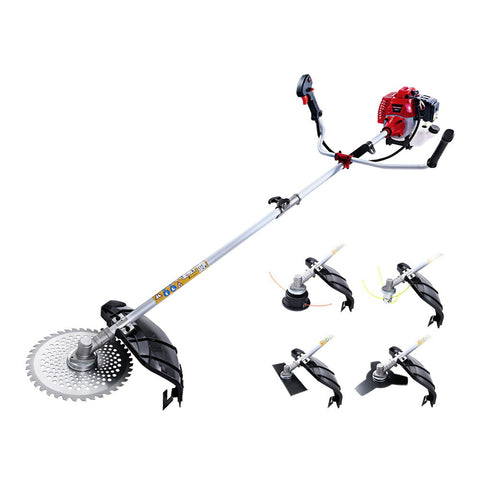 Giantz Pole Chainsaw 5in1 Petrol Circular Saw Hedge Trimmer Cutter Whipper Snipper PCAW-65CC-BH-5IN1