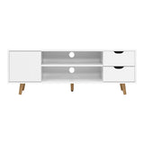 Artiss TV Cabinet Entertainment Unit 120cm White Larin FURNI-E-SCAN-TV01-WH