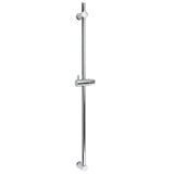 Strong Brass Chrome Round 850mm Long Sliding Rail Bar Holder For Handheld Shower V1233-376704RO