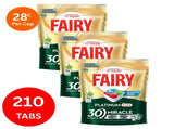 Fairy Platinum Plus x 210 Herbal Breeze Dishwasher Tablets FAIRY-8078730X3