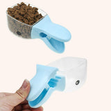 3-Piece Pet Food Scoop Set 2-in-1 Dog Cat Feeding Spoon with Food Bag Sealing Clip V1258-DP02-BOL-266