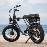 VALK Nomad Electric Fat Tyre Bike, 500W, 45km/hr, Throttle ebike, Disc Brakes, Shimano 7 spd, 20x4" V219-BIKSRFVAS5KA