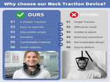 Neck Stretcher Cervical Traction - Adjustable Neck Traction Device for Spine Decompression and Pain V1107-108-52245