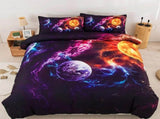 Cosmo Nebula Planet Blaze Quilt / Doona / Duvet Cover set V745-AQ042527E3