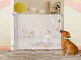 BoPeep Retractable Baby Safety Gates 150cm White 150 cm KD1134-150-WH