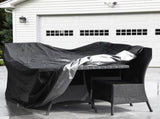 Garden Furniture Cover 210T Polyester Waterproof Anti-Uv Tarpaulin, Protective Cover For Tables, V1188-MS-227-2529