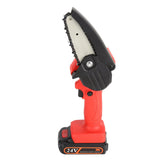 4in Electric Chain Saw Small Rechargeable Handheld Chainsaw for Garden V1294-YM0901-3111210226911